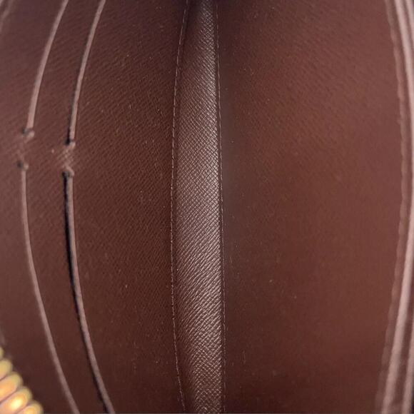 Louis Vuitton Vintage Damier Ebene Compact Sarah Wallet W/Box Zip Around - Picture 8 of 16